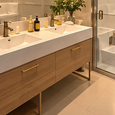 Vanity & Mirror Detail — after