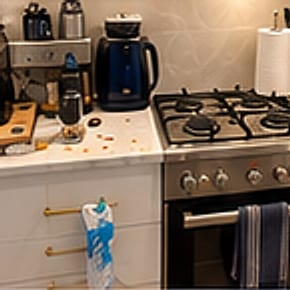 Kitchen Deep Clean — before